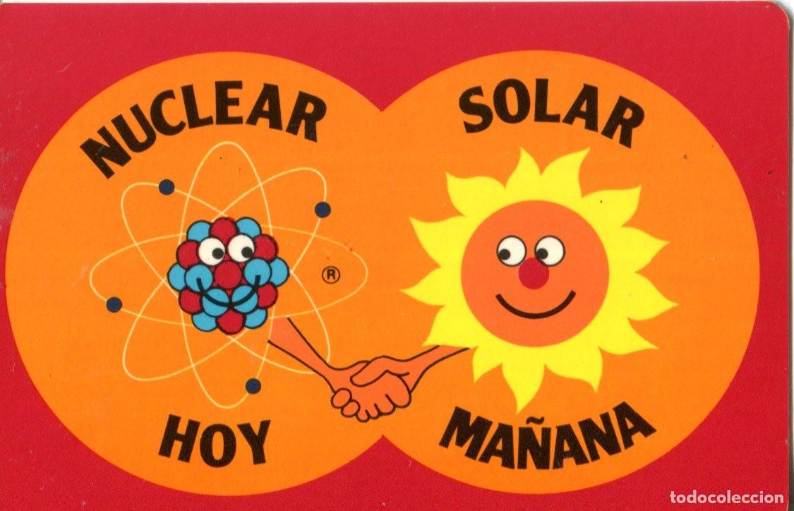 Collectables Calendars: CALENDARIO BOLSILLO POLITICO ECOLOGISTA. (&acute;NUCLEAR HOY, SOLAR MA&Ntilde;ANA&acute; IBERDUERO) 1982