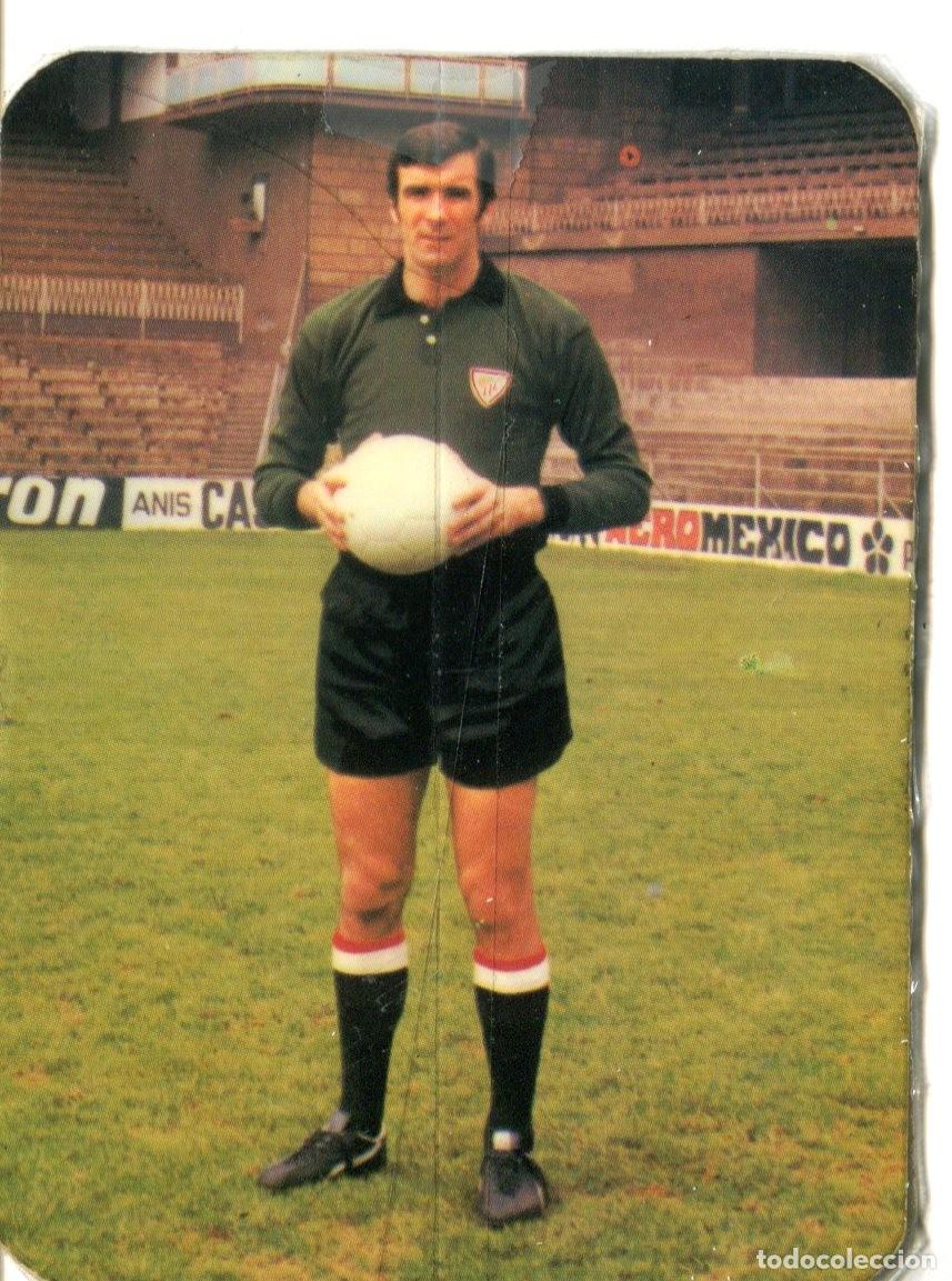 Coleccionismo calendarios: CALENDARIO DE FUTBOL PORTERO DEL Athletic Club. ALMACENES IRIBAR A&Ntilde;O 1976. VER FOTOS