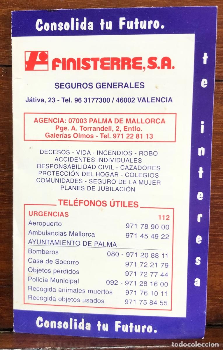 Coleccionismo Calendarios: FINISTERRE, SEGUROS GENERALES - CALENDARIO A&Ntilde;O 2000 Y TEL&Eacute;FONOS &Uacute;TILES -AGENCIA PALMA(MALLORCA)