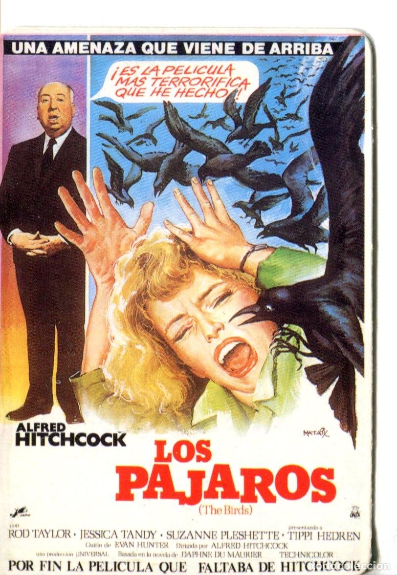 Coleccionismo Calendarios: CALENDARIO DE SERIE CINE - 1990 - MP 96 - LOS P&Aacute;JAROS - ALFRED HITCHCOCK