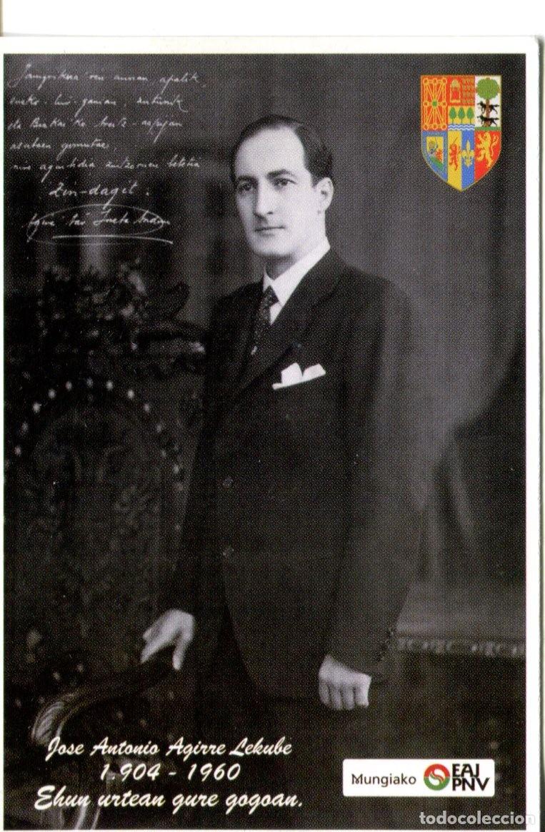 Collectables Calendars: CALENDARIO BOLSILLO POLITICO VASCO. PARTIDO NACIONALISTA VASCO (PNV MUNGIA) 2011 LEHENDAKARI AGUIRRE