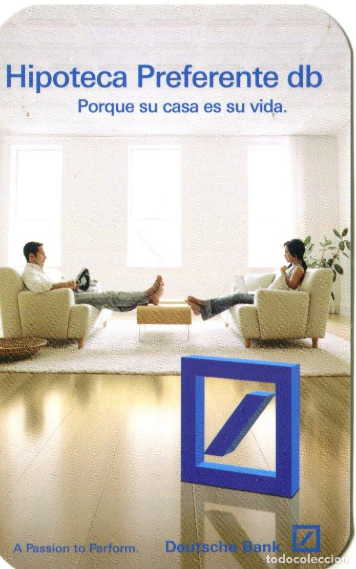 Coleccionismo calendarios: Calendario de publicidad 2009 DEUTSCHE BANK Tema: BANCOS Y CAJAS