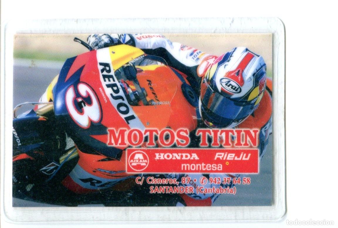 Coleccionismo Calendarios: CALENDARIO PLASTIFICADO DEPORTE. MOTOS TITIN HONDA DE SANTANDER -MOTOCICLISMO