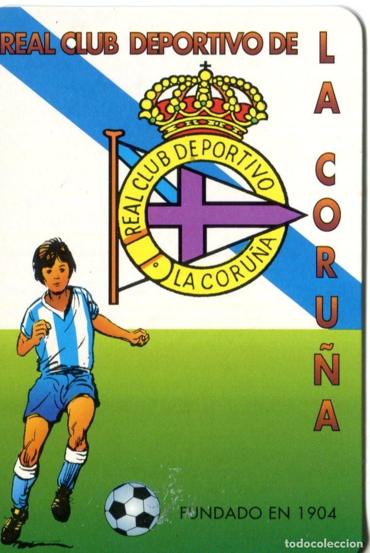 Coleccionismo calendarios: CALENDARIO FUTBOL REAL CLUB DEPORTIVO DE LA CORU&Ntilde;A A&Ntilde;O 1997 -