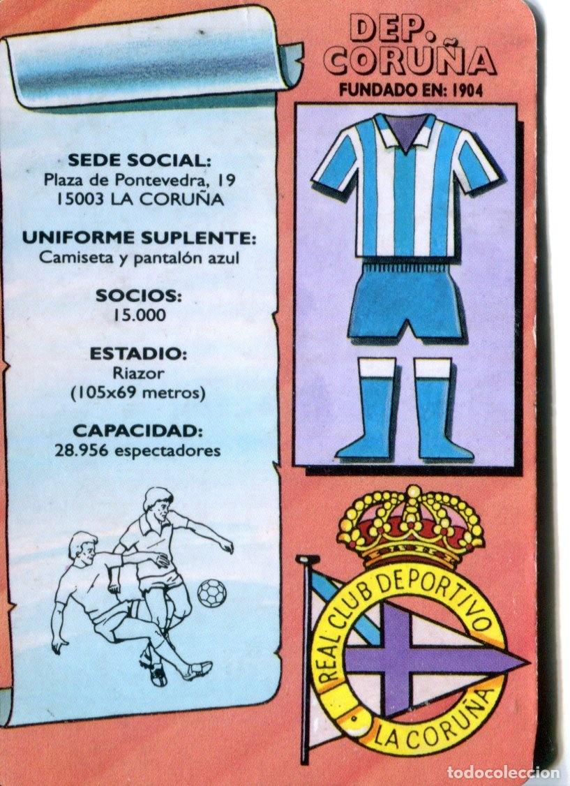 Coleccionismo calendarios: CALENDARIO FUTBOL CORU&Ntilde;A A&Ntilde;O 1994