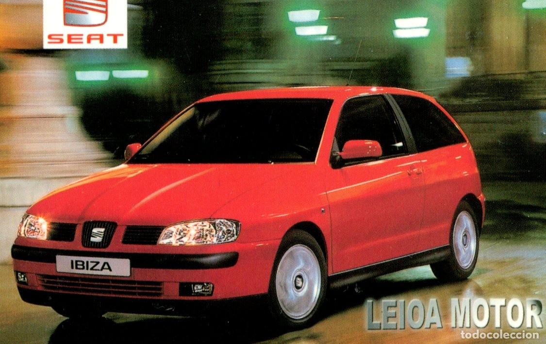 Coleccionismo calendarios: CALENDARIO COCHE LEIOA MOTOR 2001 - SEAT IBIZA