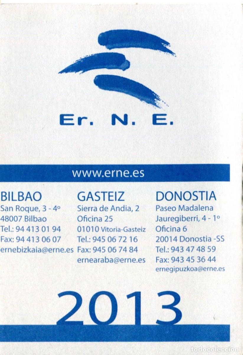 Collectables Calendars: CALENDARIO POLITICO SINDICAL. ERNE (SINDICATO POLICIA VASCA) 2013