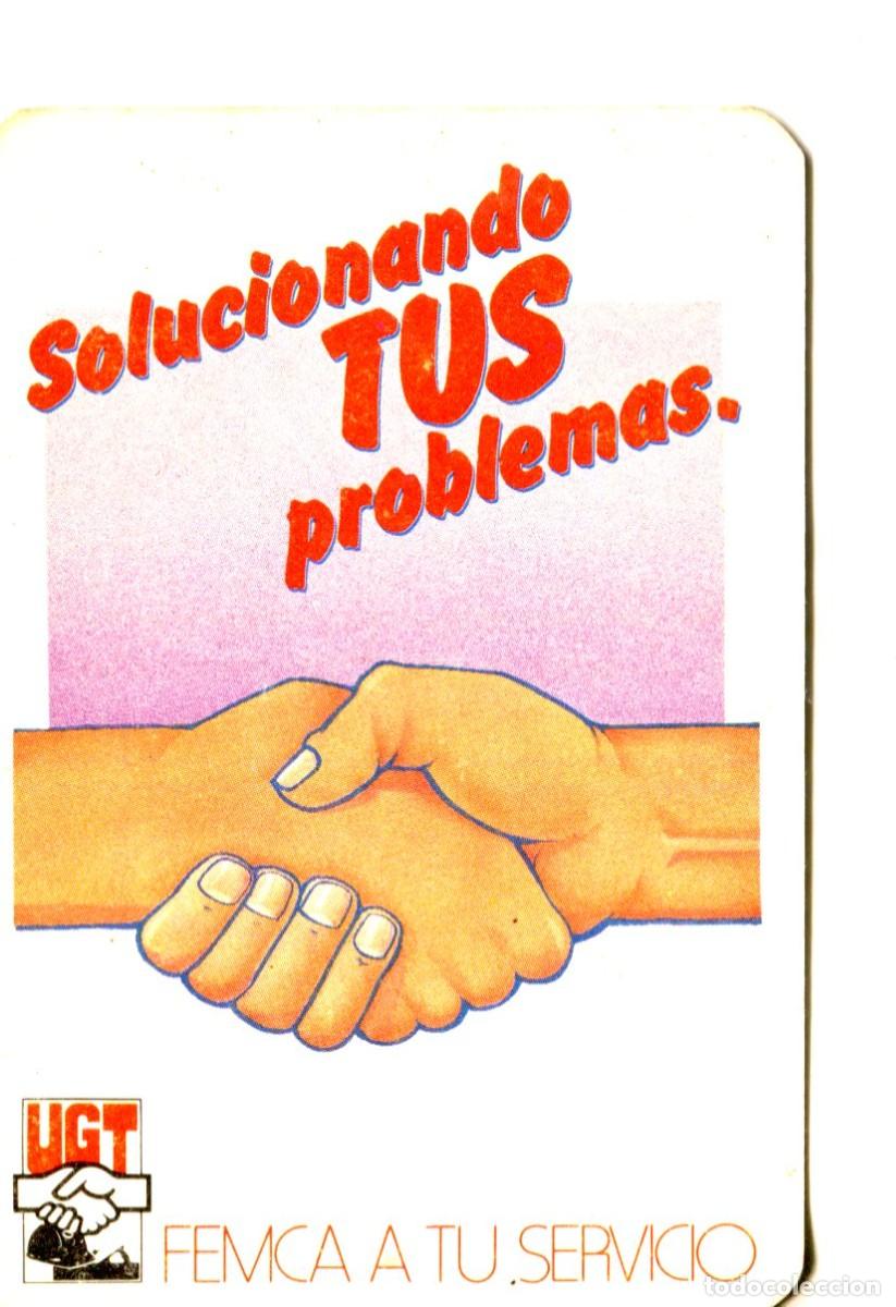 Collectables Calendars: CALENDARIO POLITICO. SINDICATO. UGT FEMCA A TU SERVICIO A&Ntilde;O 1987