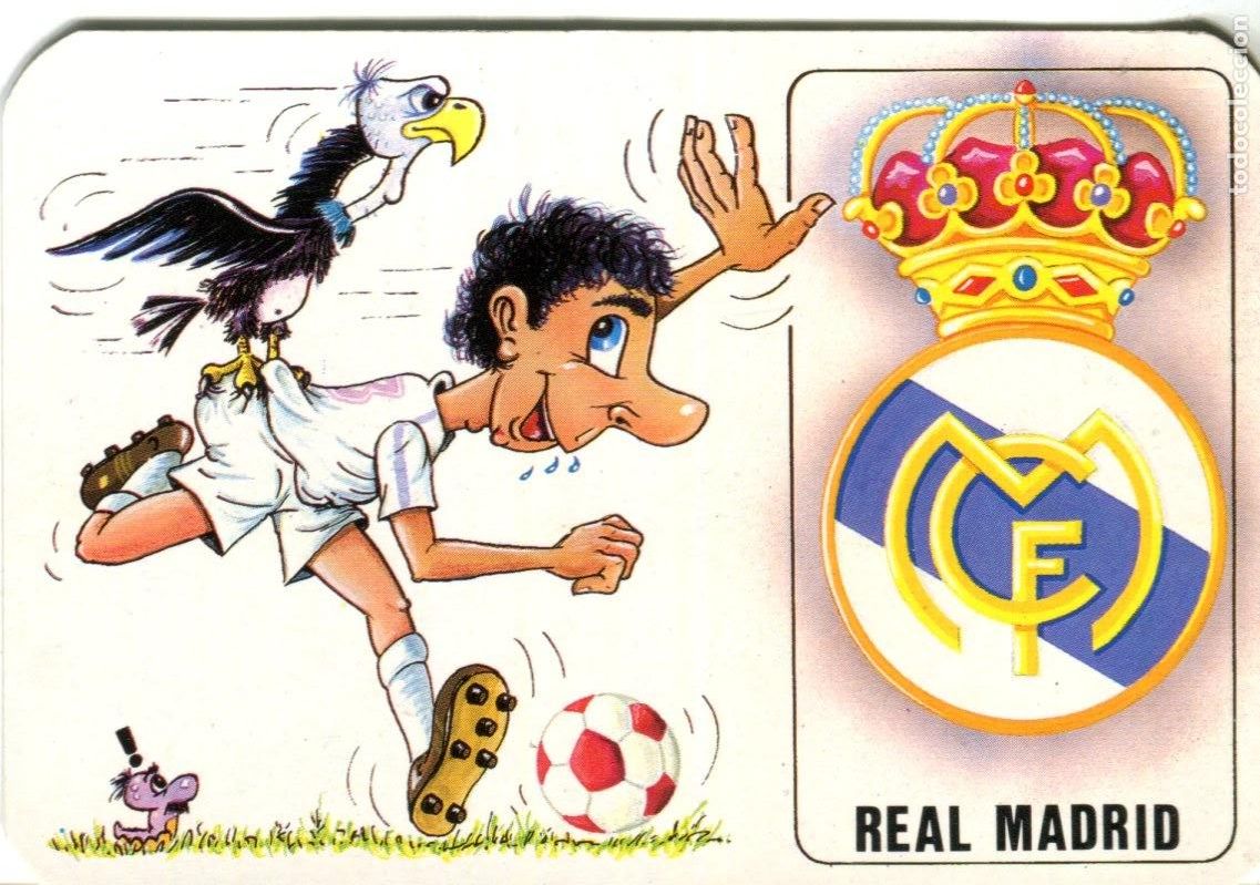 Coleccionismo calendarios: CALENDARIO DE FUTBOL. REAL MADRID A&Ntilde;O 1990
