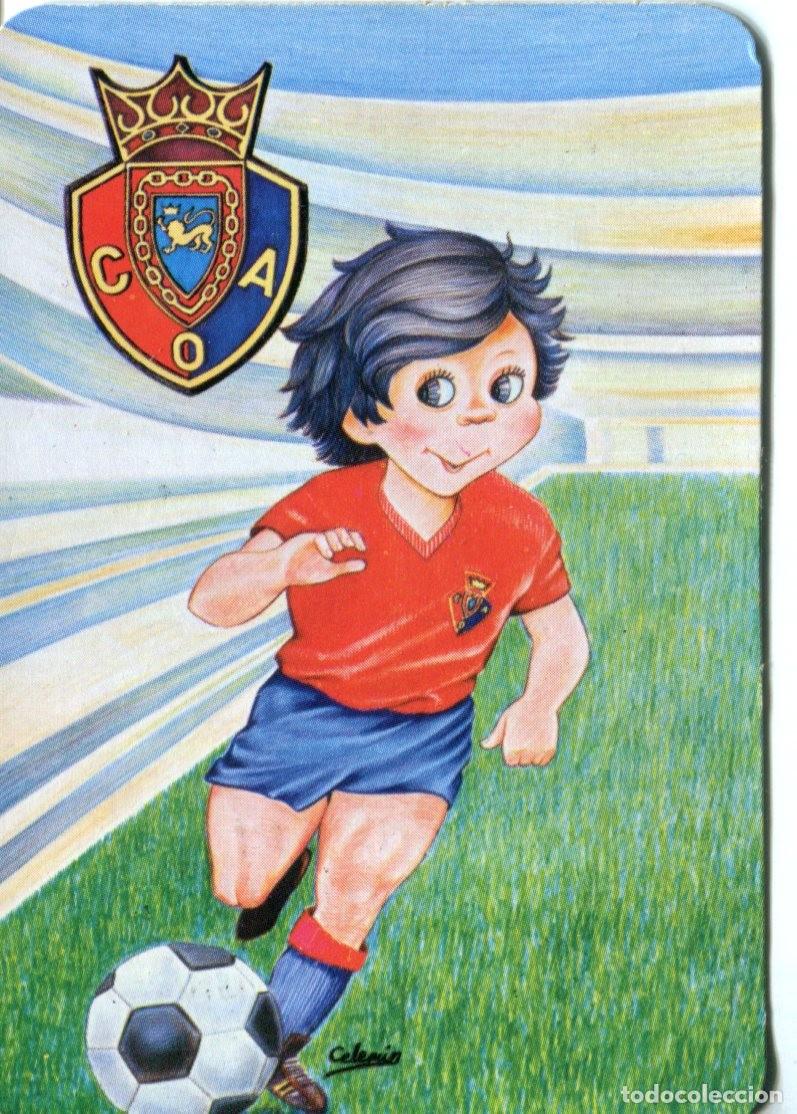 Coleccionismo calendarios: CALENDARIO DE FUTBOL, C.A. OSASUNA DE 1982