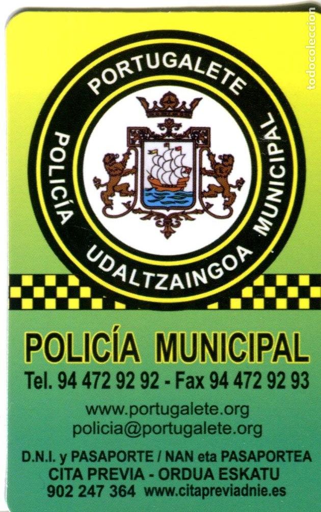 Coleccionismo calendarios: CALENDARIO BOLSILLO POLICIAL - MILITAR 2013 (POLICIA MUNICIPAL PORTUGALETE)