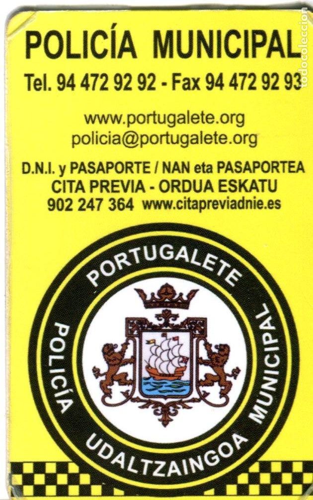 Coleccionismo calendarios: CALENDARIO BOLSILLO POLICIAL - MILITAR 2014 (POLICIA MUNICIPAL PORTUGALETE)