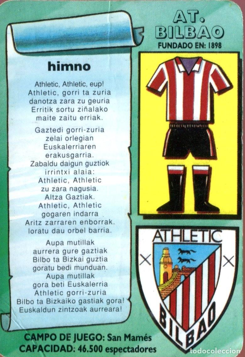 Coleccionismo calendarios: CALENDARIO DE F&Uacute;TBOL ATL&Eacute;TIC CLUB DE BILBAO A&Ntilde;O 1994