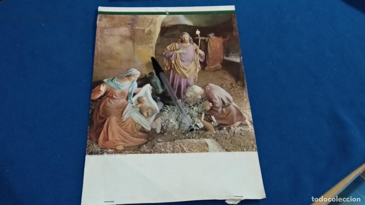 Coleccionismo Calendarios: CALENDARIO DE PARED LAMINA BELLA IMAGEN DE 1962 BELEN ( PASTORES VENID )- SERIE 136-2366