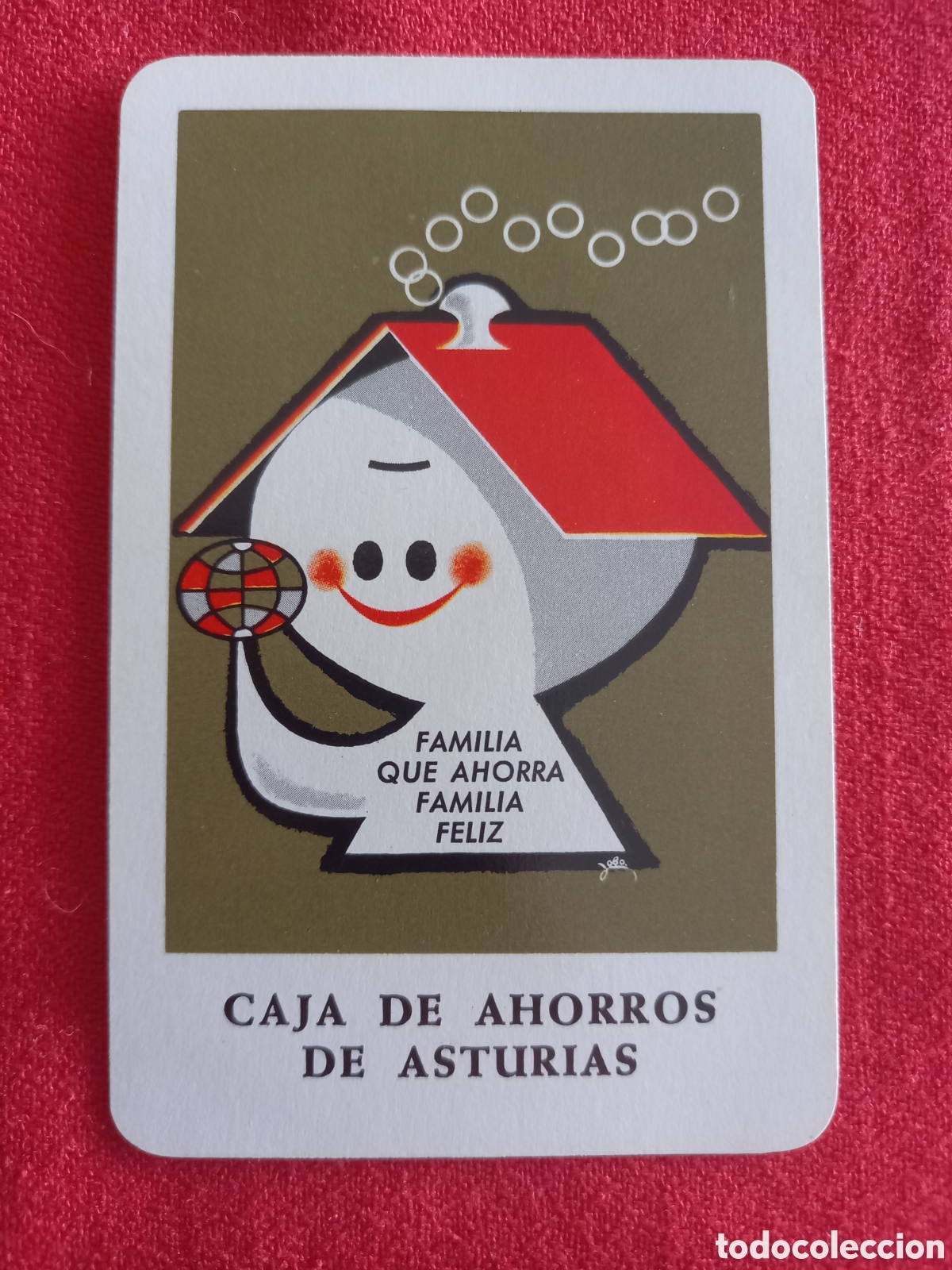 Coleccionismo calendarios: CALENDARIO DE BOLSILLO A&Ntilde;O 1964 - H. FOURNIER, CAJA DE AHORROS DE ASTURIAS