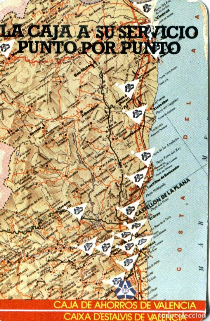 Coleccionismo calendarios: CALENDARIO FOURNIER - 1985 - CAJA DE AHORROS DE VALENCIA. MAPA DE CASTELL&Oacute;N
