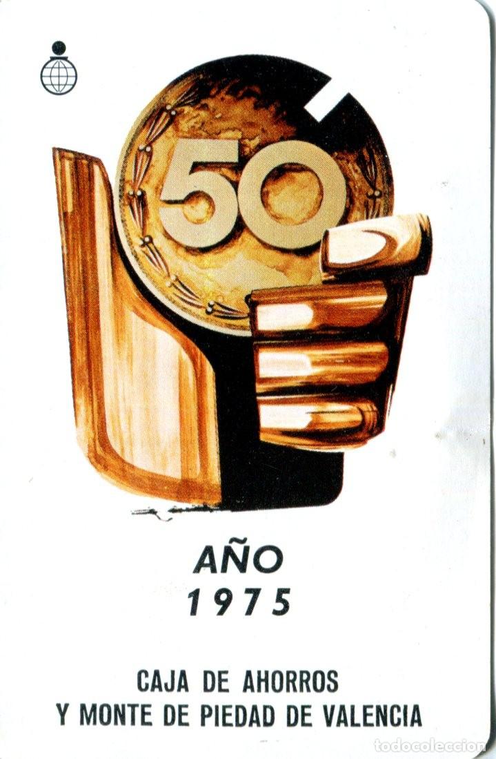 Coleccionismo calendarios: Calendario Fournier. Caja Ahorros Monte Piedad Valencia. A&ntilde;o 1975.
