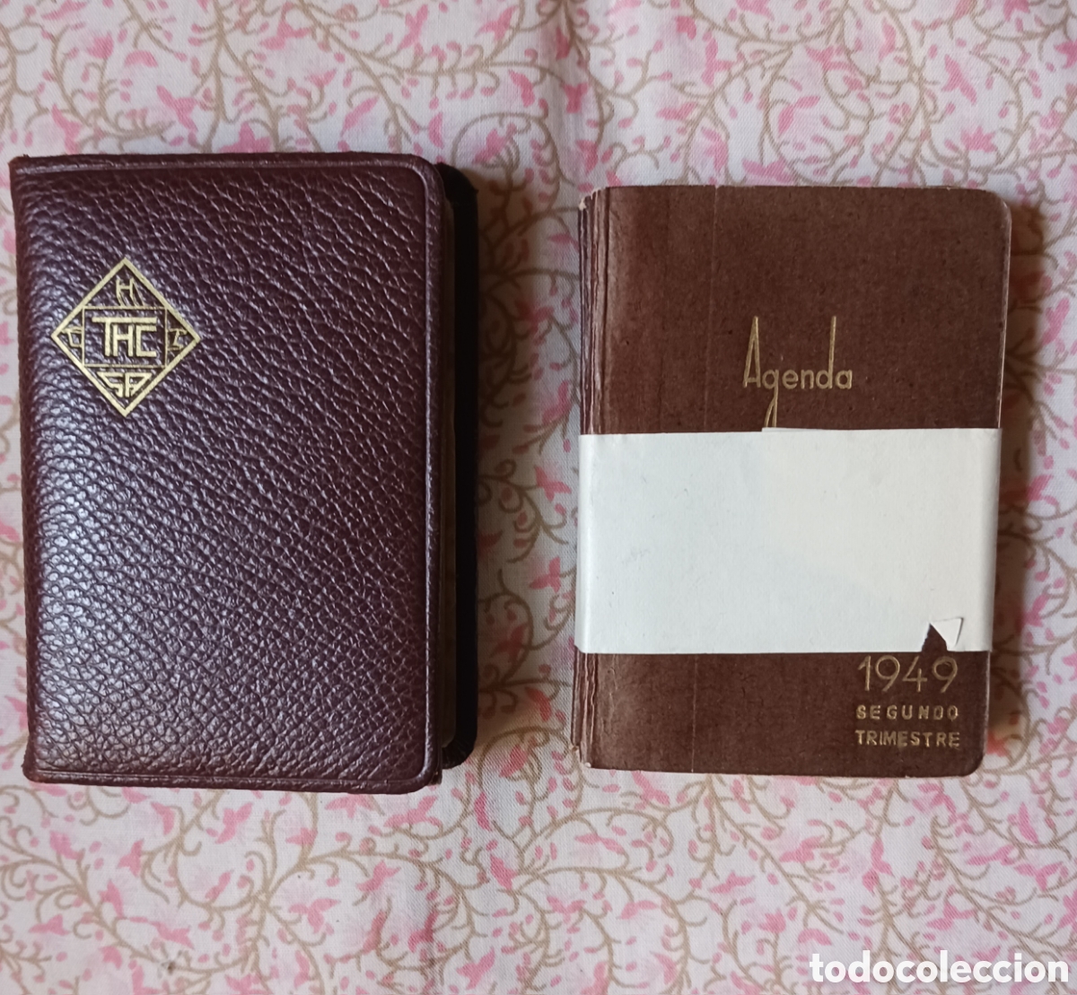 Coleccionismo Calendarios: Agenda de Piel 1949. Completa y sin uso. Torras herreria y construciones.Nueva Vell i Bell.