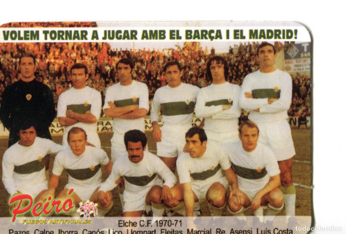 Collezionismo Calendari: Calendario de bolsillo publicitario f&uacute;tbol Elche cf 2007