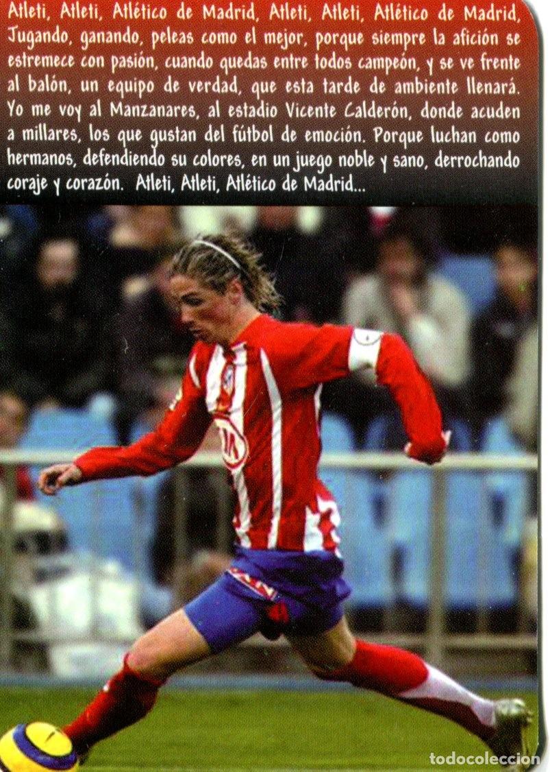 Coleccionismo calendarios: CALENDARIO DE BOLSILLO. DEPORTES ATL&Eacute;TICO DE MADRID F&Uacute;TBOL. A&Ntilde;O 2007. FERNANDO NI&Ntilde;O TORRES