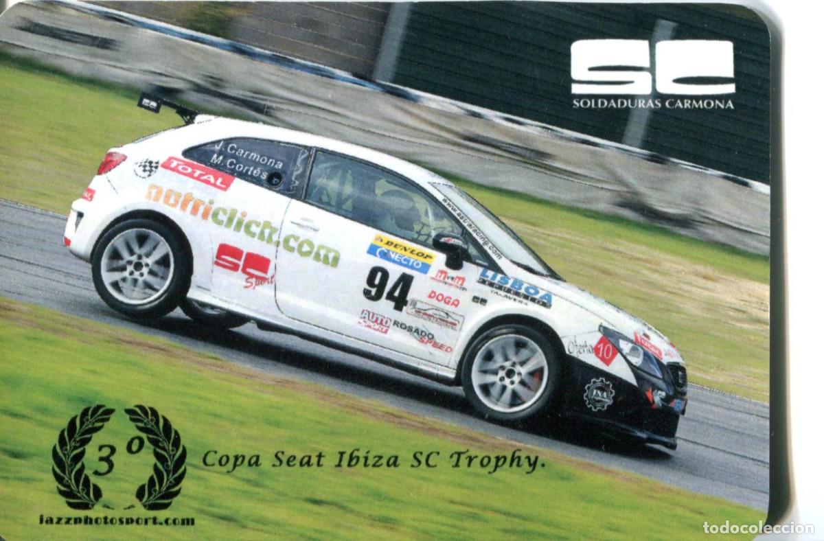 Coleccionismo calendarios: CALENDARIO BOLSILLO DEPORTE (AUTOMOVILISMO - COPA SEAT IBIZA) 2014 PUBLICITARIO MADRID