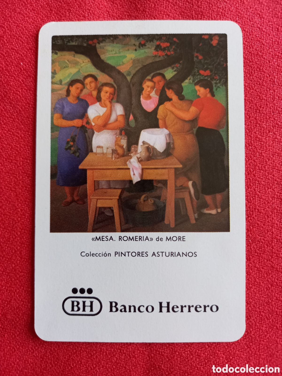 Coleccionismo calendarios: CALENDARIO DE BOLSILLO A&Ntilde;O 1982 - H. FOURNIER, BANCO HERRERO (MESA ROMER&Iacute;A)
