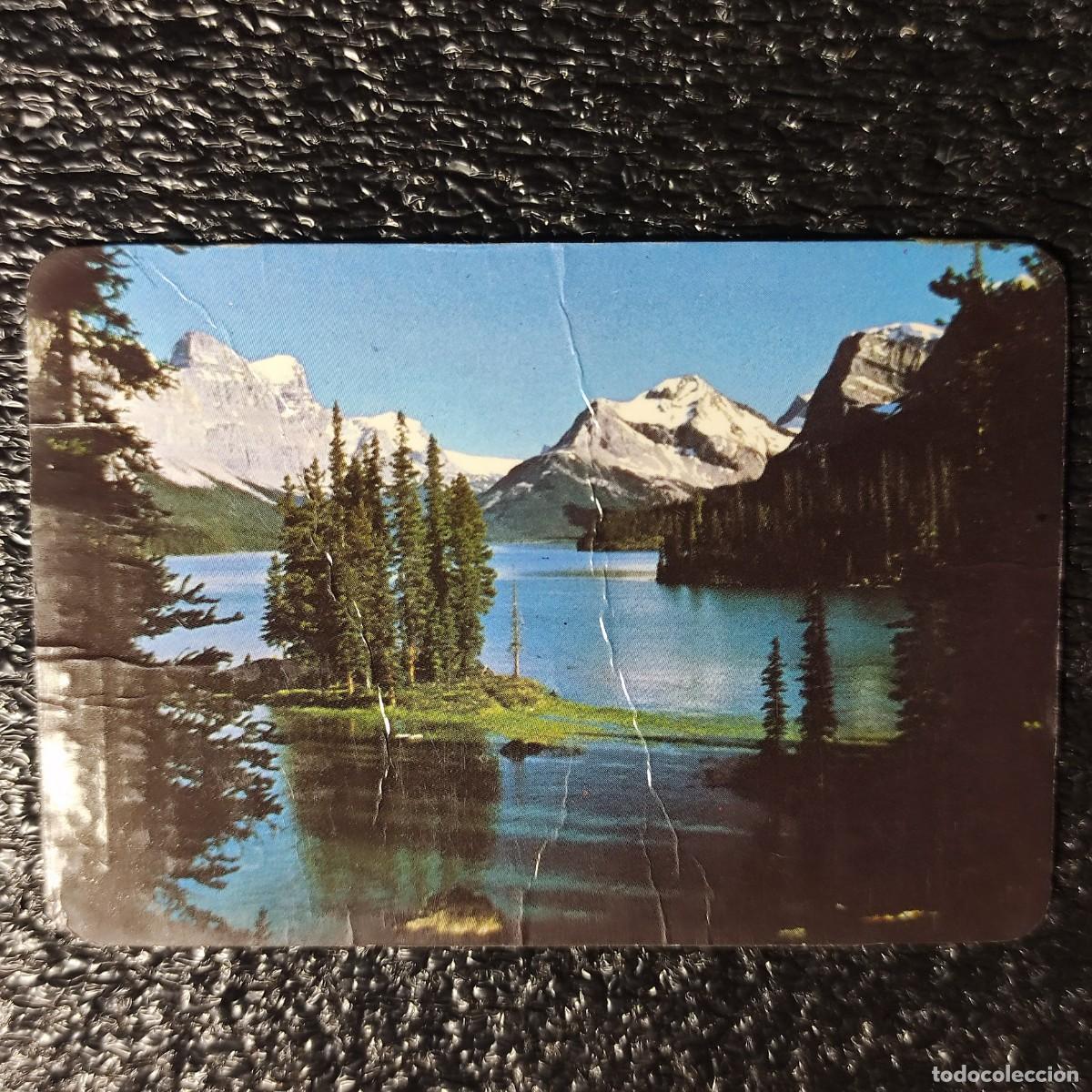 Collectables Calendars: CALENDARIOS PAISAJES .SEGUROS LA ALIANZA 1988* Islandia . Lago Maligne * PUBL. DE BARCELONA* T3