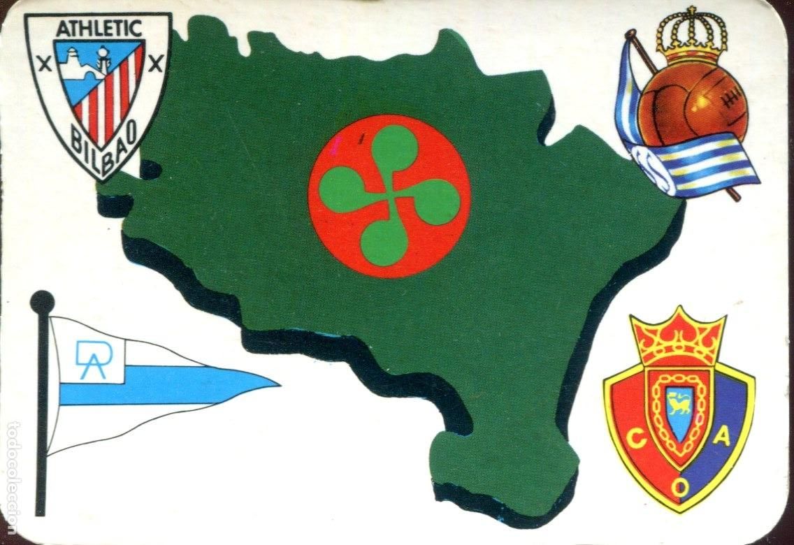 Collezionismo Calendari: CALENDARIO DE FUTBOL. EQUIPOS VASCOS. ATHLETIC BILBAO. REAL SOCIEDAD. OSASUNA ALAVES. A&Ntilde;O 1984.