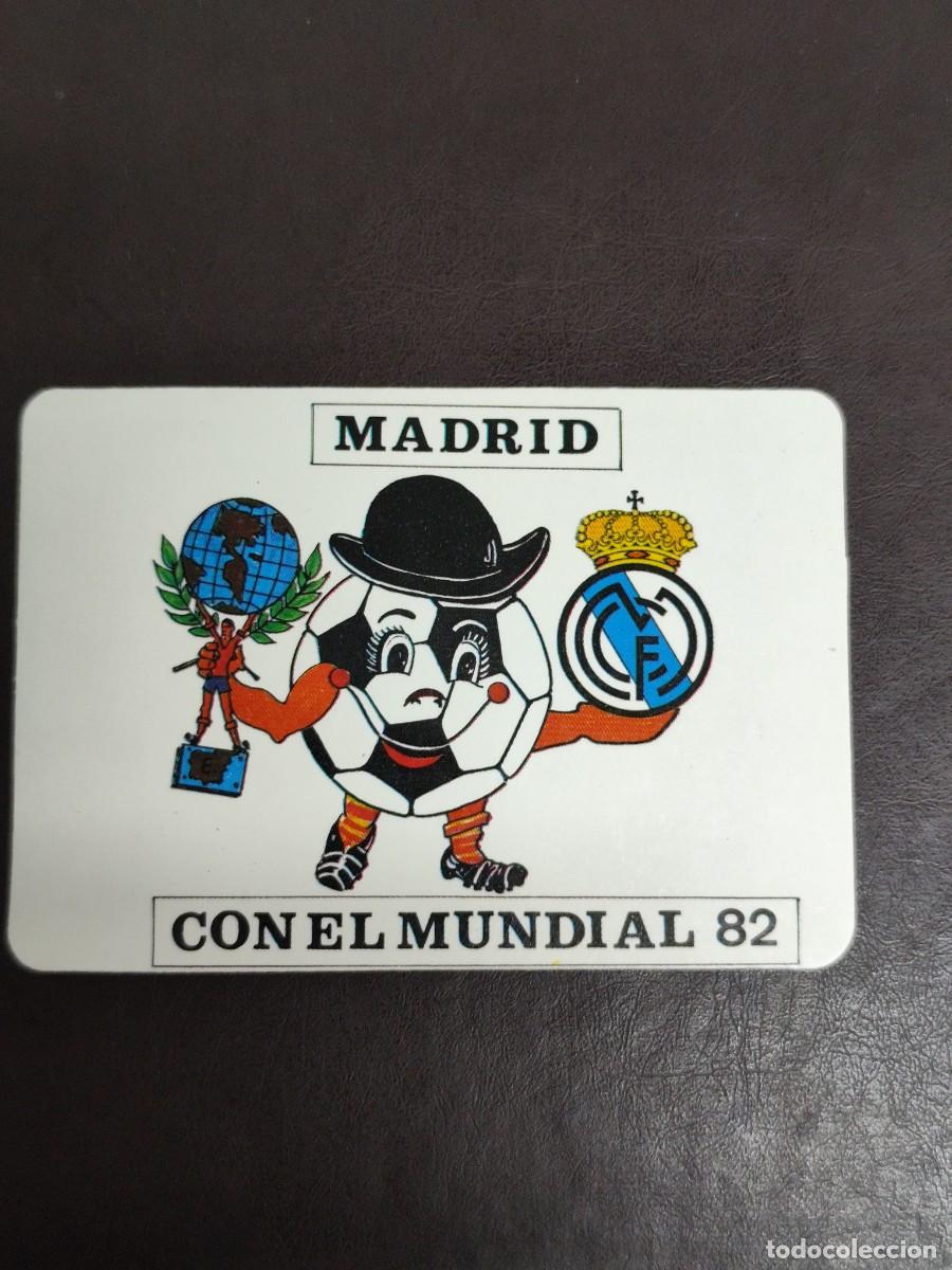 Coleccionismo calendarios: 792 Calendario Madrid con el Mundial 82 Confiter&iacute;a Jos&eacute; Rosa Cadiz 1982
