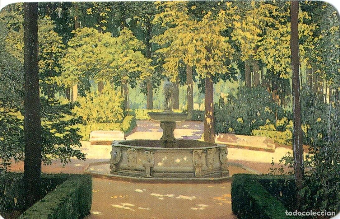 Coleccionismo calendarios: CALENDARIO PUBLICIDAD - 1989 - SEGUROS EUROMUTUA - CUADRO JARDINES DE ARANJUEZ PINTURA