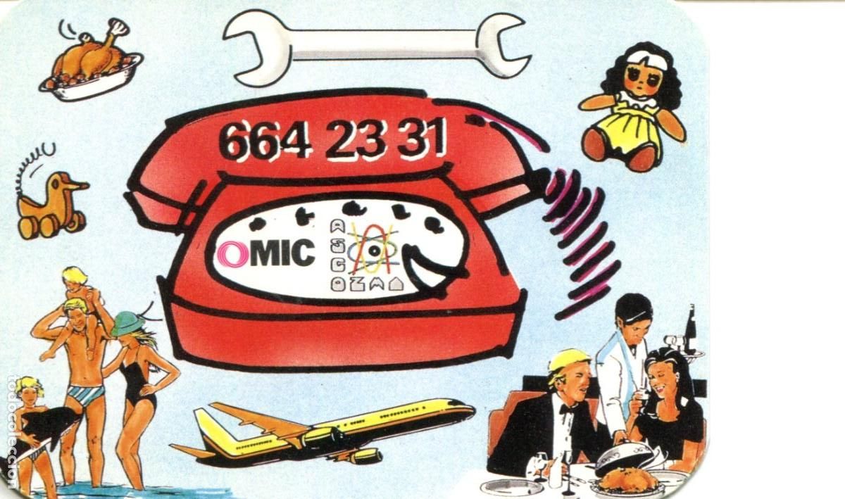 Coleccionismo calendarios: calendario de bolsillo OMIC - Oficina Municipal Informaci&oacute;n Consumidor - 1992
