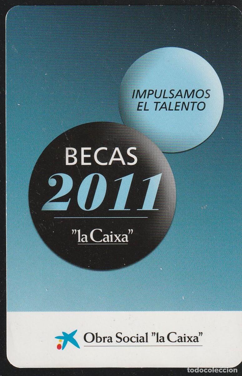 Colecionismo Calend&aacute;rios: Calendario Bolsillo La Caixa 2011 Becas Pocket Calendar Kalender Calendrier Kalendar