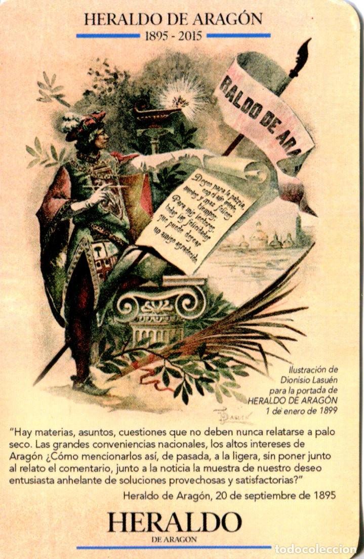 Coleccionismo calendarios: Calendario de peri&oacute;dico - diario - HERALDO DE ARAG&Oacute;N - A&Ntilde;O 2015