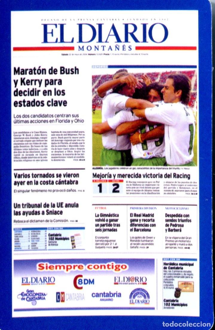 Coleccionismo calendarios: CALENDARIO DE BOLSILLO PUBLICITARIO A&Ntilde;O 2005 PERIODICO PRENSA - EL DIARIO MONTA&Ntilde;&Eacute;S