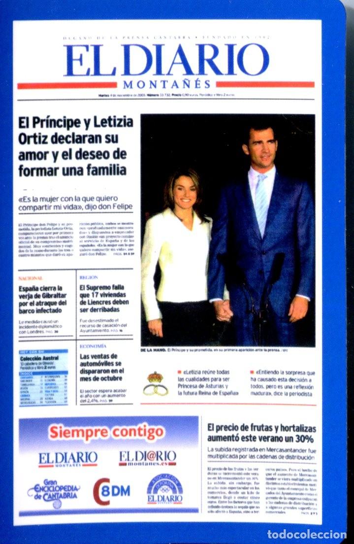 Coleccionismo calendarios: CALENDARIO DE BOLSILLO PUBLICITARIO A&Ntilde;O 2004 PERIODICO PRENSA - EL DIARIO MONTA&Ntilde;&Eacute;S