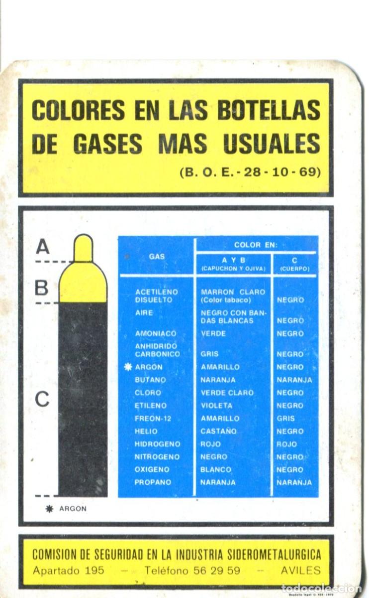 Coleccionismo calendarios: CALENDARIO 1973 COMISION DE SEGURIDAD DE LA INDUSTRIA SIDEROMETARLURGICA AVILES - ASTURIAS