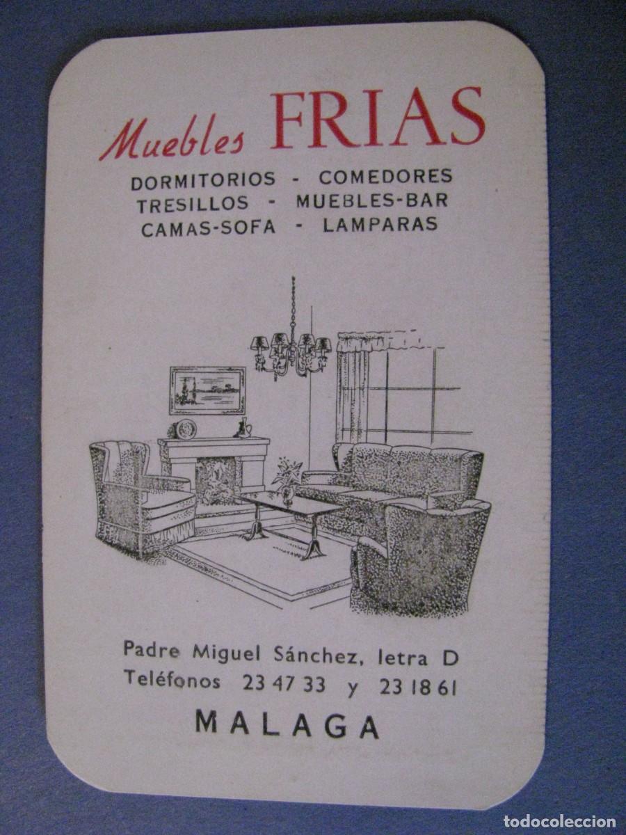 Collectables Calendars: CALENDARIO DE BOLSILLO. MUEBLES FRIAS, MALAGA 1971.