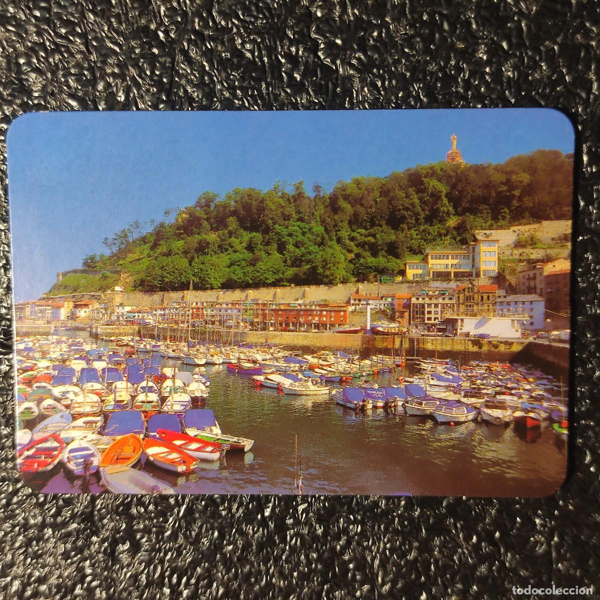 Collectables Calendars: CALENDARIO BOLSILLO . Monte Urgull - Vista general desde el puerto* SAN SEBASTIAN 2002 * T4