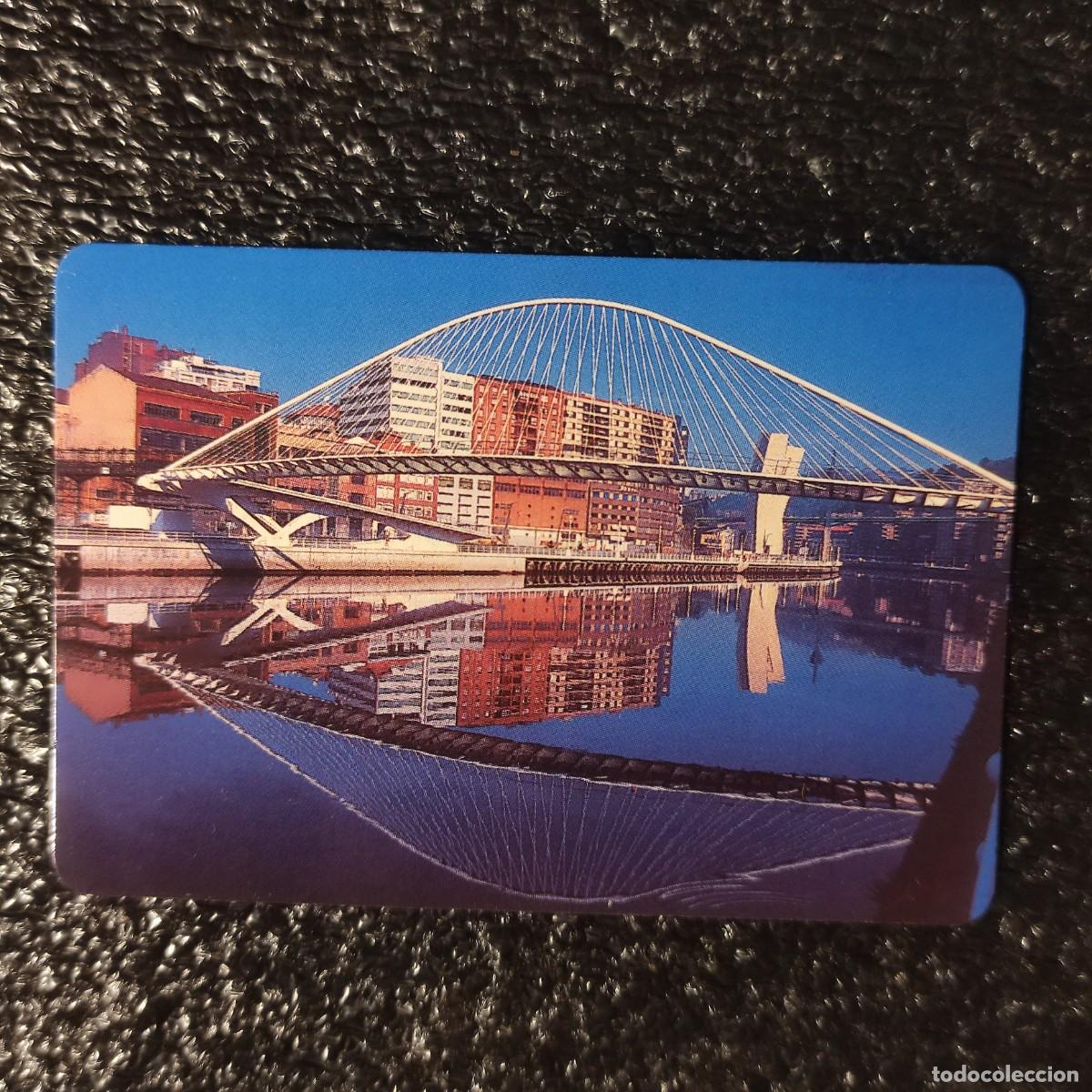 Collezionismo Calendari: CALENDARIO BOLSILLO . Puente Zubizuri 2001 ** BILBAO * T4