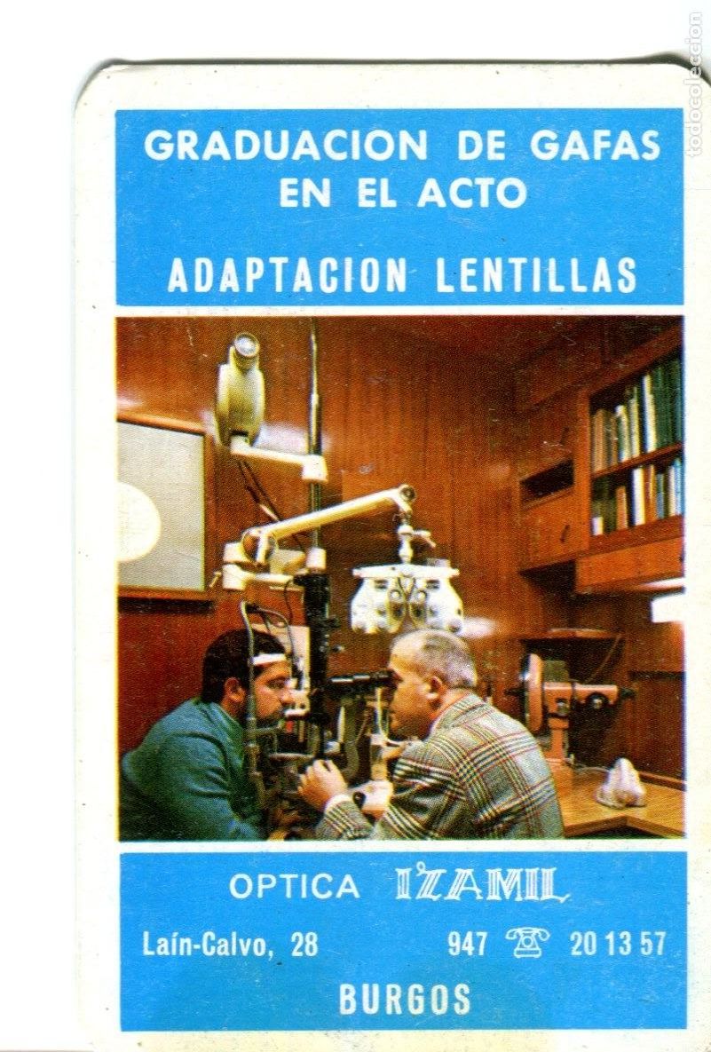 Coleccionismo calendarios: Calendario de bolsillo - &Oacute;ptica Izamil - Lat&iacute;n Calvo, 28 - Burgos - 1979