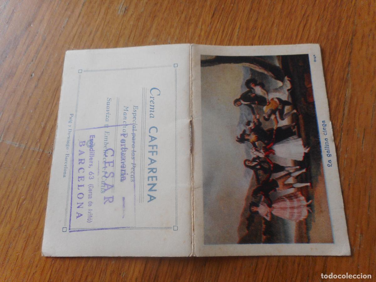 Coleccionismo calendarios: ANTIGUO ALMANAQUE CREMA CAFFARENA. PERFUMERIA CESAR BARCELONA 1944