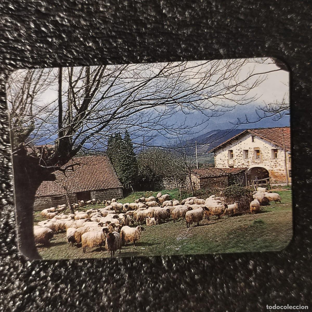 Collezionismo Calendari: CALENDARIO BOLSILLO .CASERIO Y OVEJAS DE UXARTE .** ALAVA 1992 * PUBLIC. DE ZAMORA * T4