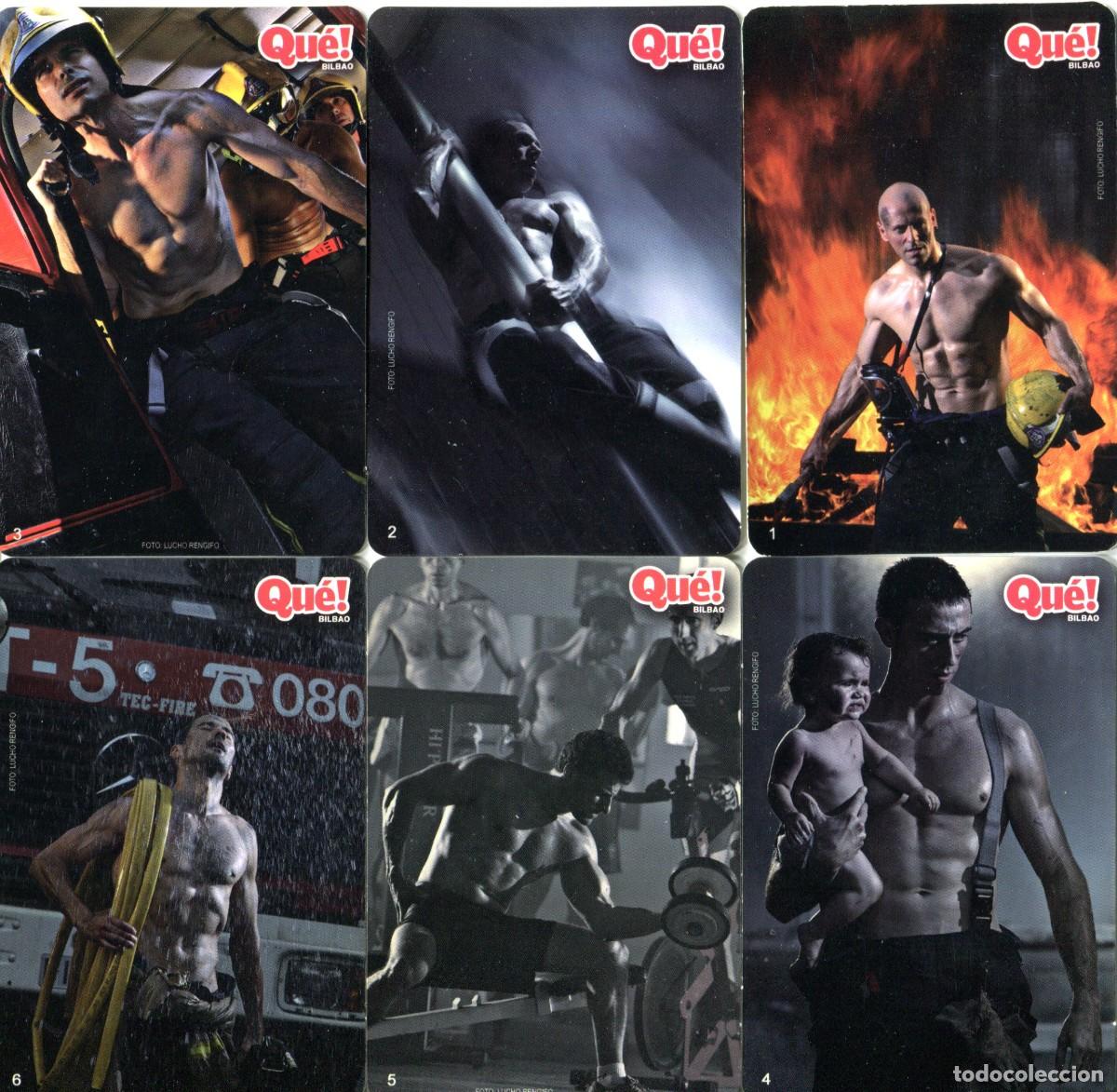 Coleccionismo calendarios: 12 Calendarios de Bolsillo Revista QUE son BOMBEROS DE BILBAO A&ntilde;o 2007 Completa