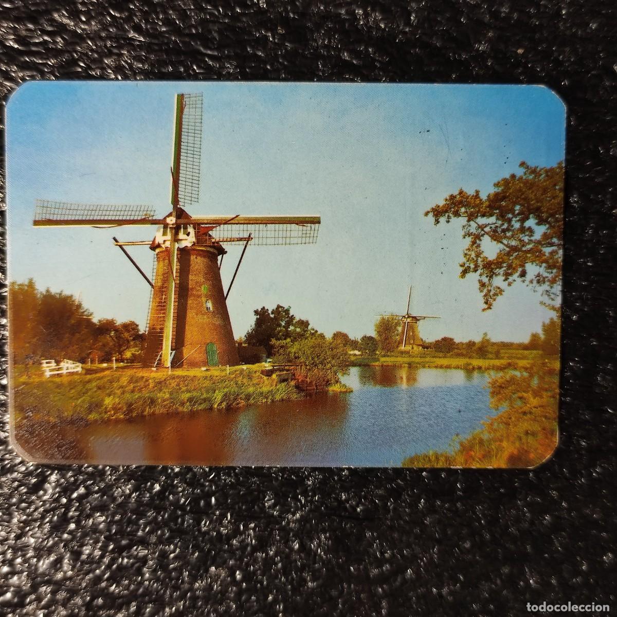 Collectables Calendars: CALENDARIO PAISAJE . MOLINOS DE VIENTO DE KINDERDIJK * HOLANDA 1975* PUBLIC. PALENCIAT*4