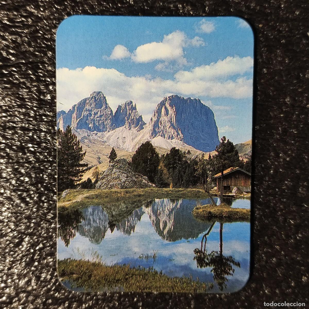 Coleccionismo Calendarios: CALENDARIO PAISAJE .Sassolungo: Monta&ntilde;as de Dolomitas * 1989 *ITALIA *BAR REY PEL&Eacute; . MALAGA ** T4