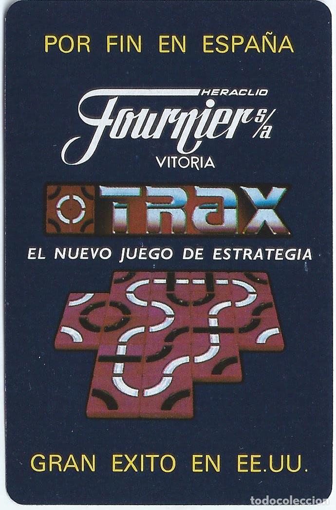 Coleccionismo Calendarios: Trax - Fournier - Tarjeta publicitaria &iexcl;Impecable!