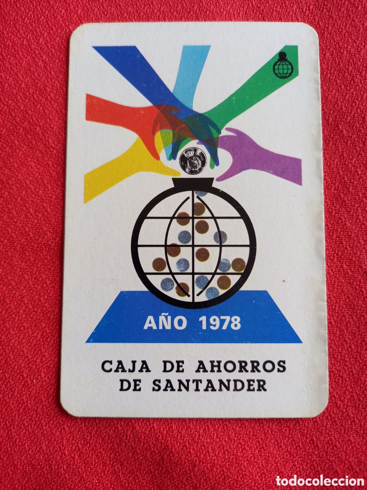 Coleccionismo calendarios: CALENDARIO DE BOLSILLO A&Ntilde;O 1978 - H. FOURNIER, CAJA DE AHORROS DE SANTANDER