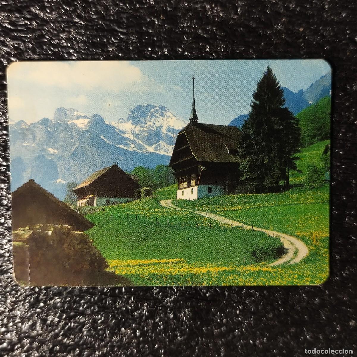 Coleccionismo Calendarios: CALENDARIO PAISAJE .Schangnau, Switzerland, Suiza * 1974 ** Publicidad de Gij&oacute;n ** T4