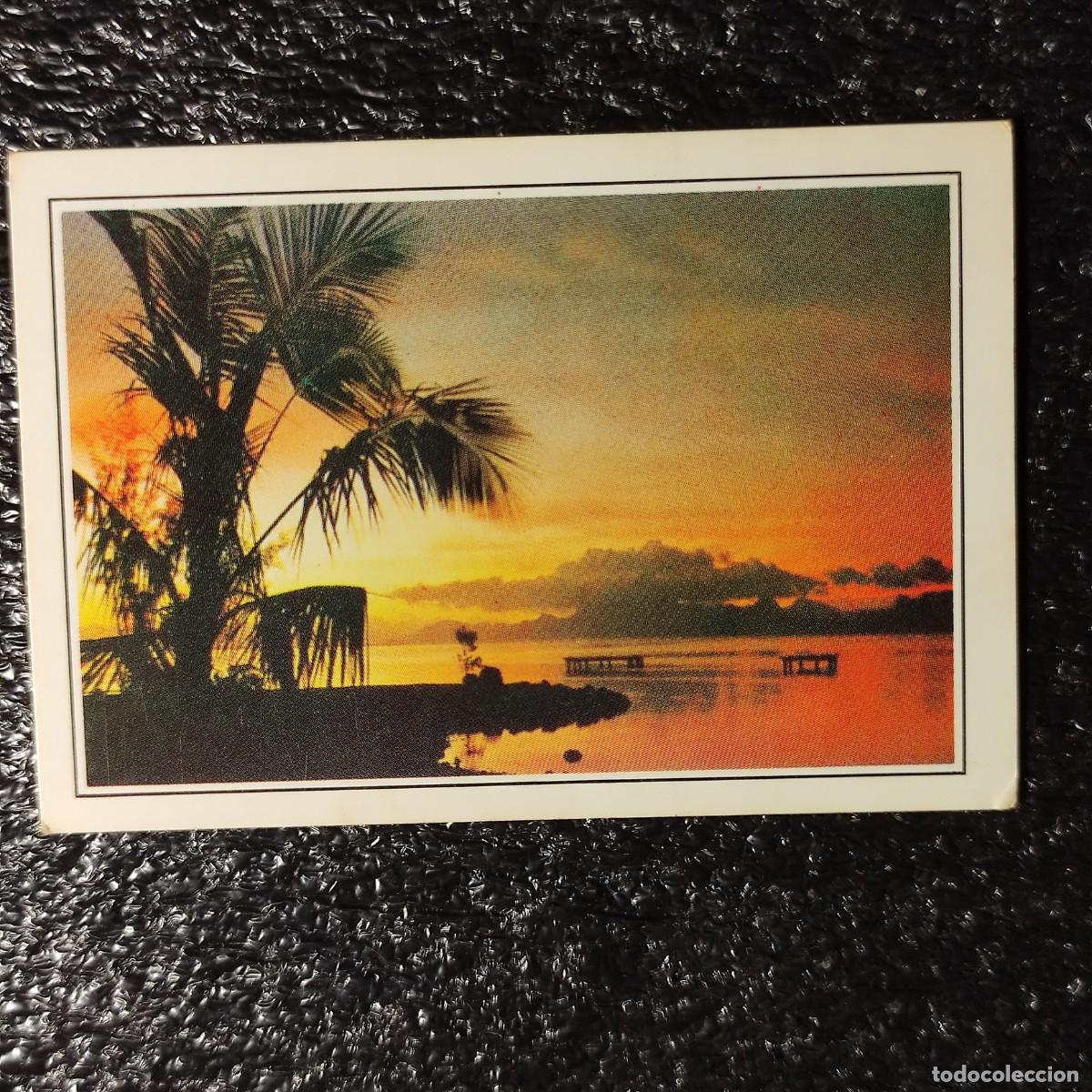 Coleccionismo Calendarios: CALENDARIO . ISLA DE MOOREA .CARIBE 1985 ** BRASIL* PAISAJE . ATARDECER * T4