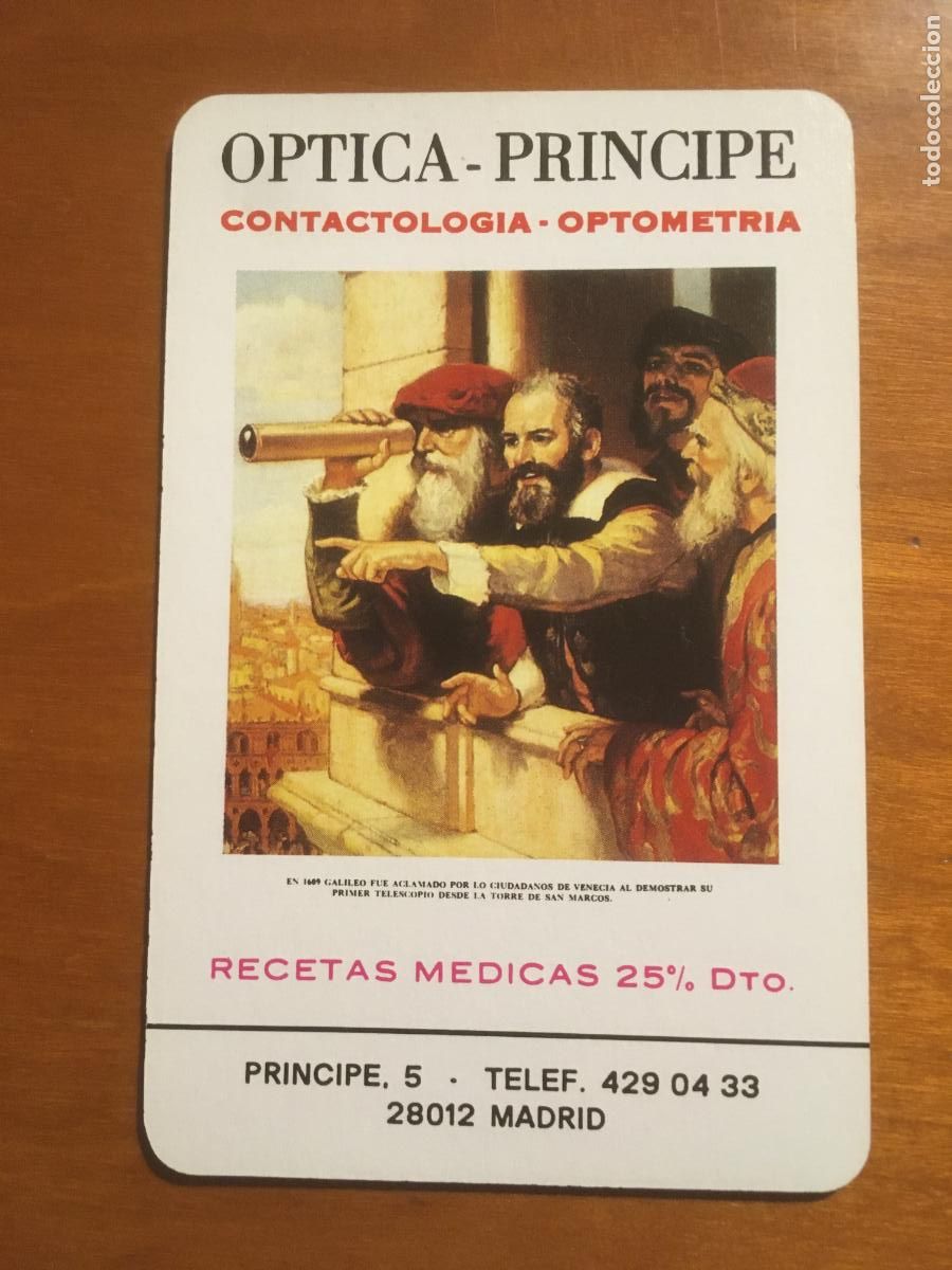 Coleccionismo Calendarios: fournier optica principe 1993 calendario original perfecto estado